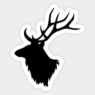 Elk Head Sticker